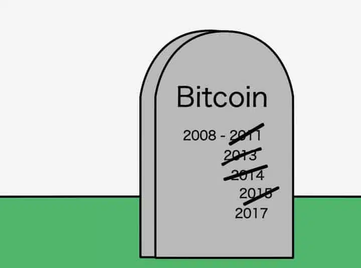 Bitcoin died